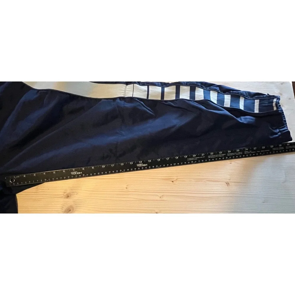 Vintage Adidas Mens‎ Track Pants Team Blue & White Striped Size L